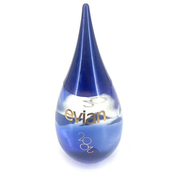 Evian Other Rare 202 Evian Collectible Glass Water Bottle Poshmark